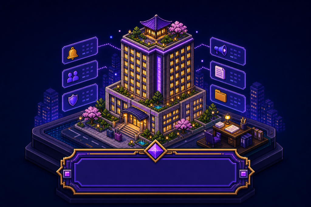 东京 J-REIT Hotel Block VR 资产铭牌